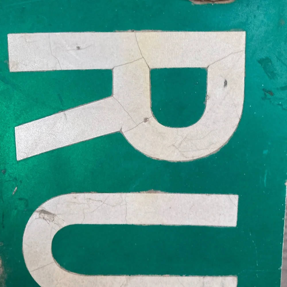 Retired Street Sign 1800 Block Rutland Vintage Decor - Picture 8 of 15